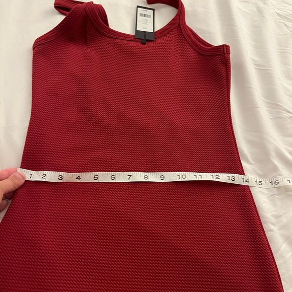 Dynamite NWT fuschia stretchy scoop neck dress, size S - Picture 3 of 5